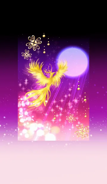 [LINE着せ替え] ぐんぐん運気上昇フェニックス・3の画像1