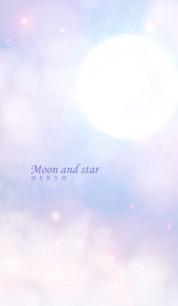[LINE着せ替え] - Moon And Star - PURPLE 4の画像1
