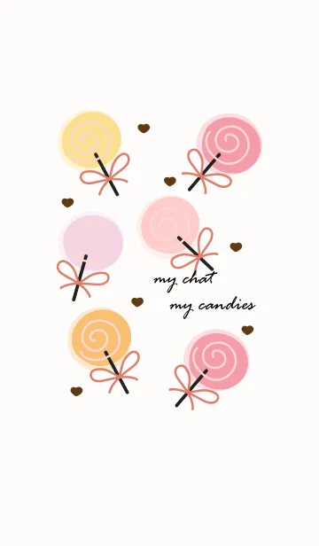[LINE着せ替え] lovely colorful candy 64の画像1
