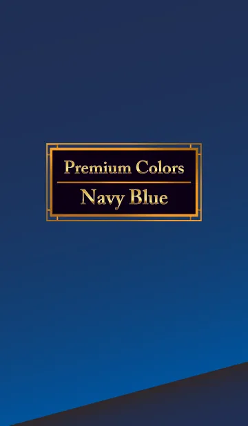 [LINE着せ替え] Premium Colors Navy Blueの画像1