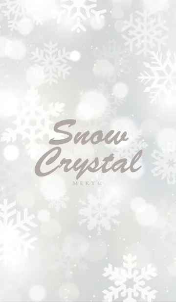 [LINE着せ替え] -Snow Crystal- MEKYM 25の画像1