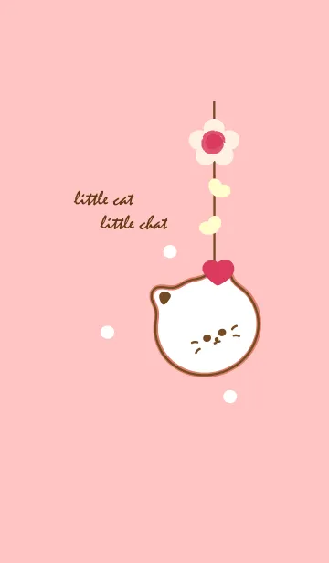 [LINE着せ替え] little cat with little heart 47の画像1