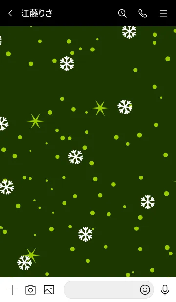 [LINE着せ替え] ザ・スノー 022の画像3