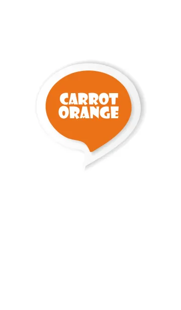 [LINE着せ替え] Carrot Orage Button In White V.3 (JP)の画像1