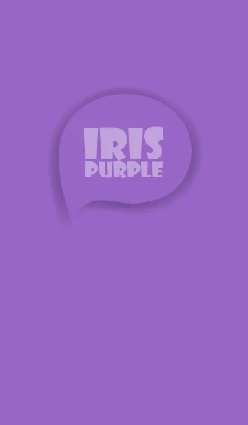 [LINE着せ替え] Love Iris Purple Button Theme Vr.3 (JP)の画像1