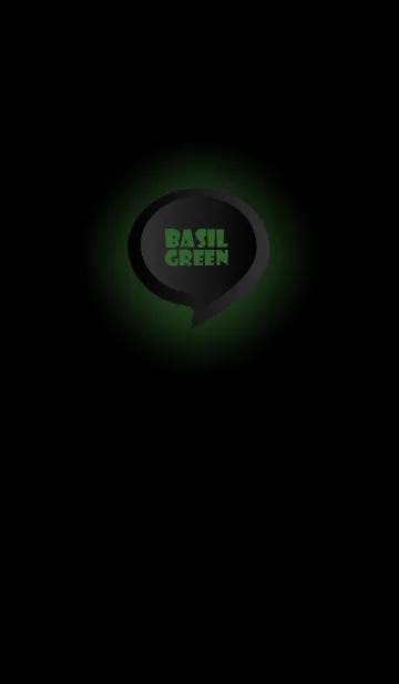 [LINE着せ替え] Basil Green Button In Black V.4 (JP)の画像1