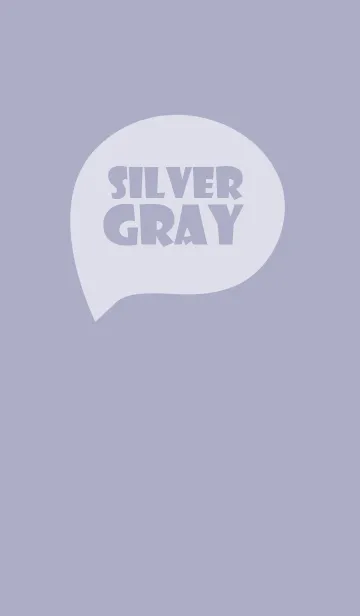 Silver Grey Theme Vr.5 (JP)の着せ替えメイン画像