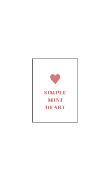 [LINE着せ替え] シンプル ミニ ハート NO.3の画像1