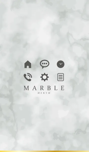 [LINE着せ替え] MARBLE -SIMPLE MONOTONE- 31の画像1