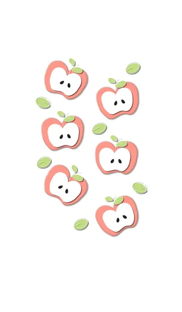 [LINE着せ替え] Yummy apples theme 84 :)の画像1