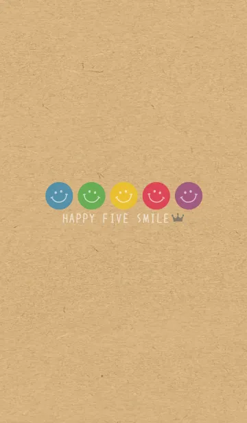 [LINE着せ替え] -HAPPY FIVE SMILE- CROWN 27の画像1