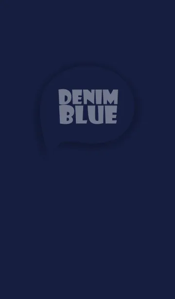 [LINE着せ替え] Love Denim Blue Button Theme Vr.3 (JP)の画像1