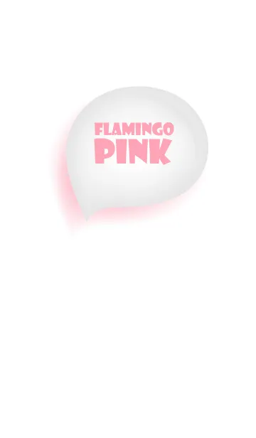 [LINE着せ替え] Flamingo Pink & White Theme Vr.2 (JP)の画像1