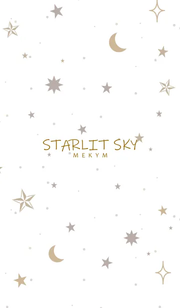 [LINE着せ替え] SIMPLE STARLIT SKY - MEKYM - 12の画像1