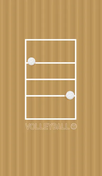 [LINE着せ替え] バレーボールコートの画像1