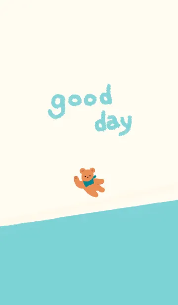 [LINE着せ替え] good day bearの画像1