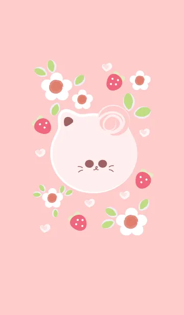 [LINE着せ替え] Cute cat theme 83 :)の画像1