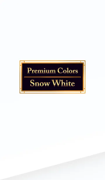 [LINE着せ替え] Premium Colors Snow Whiteの画像1