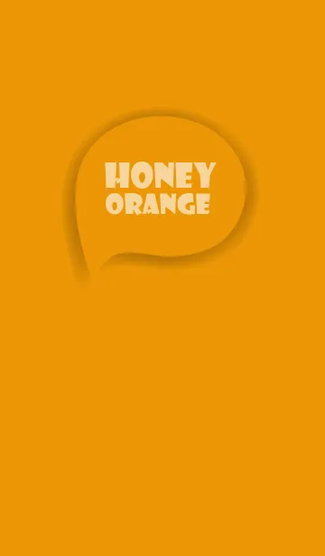 [LINE着せ替え] Love Honey Orange Button Theme Vr.3 (JP)の画像1