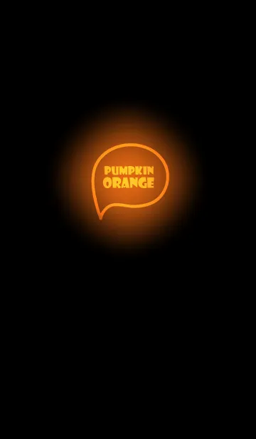 [LINE着せ替え] Pumpkin Orange Neon Theme Vr.5 (JP)の画像1