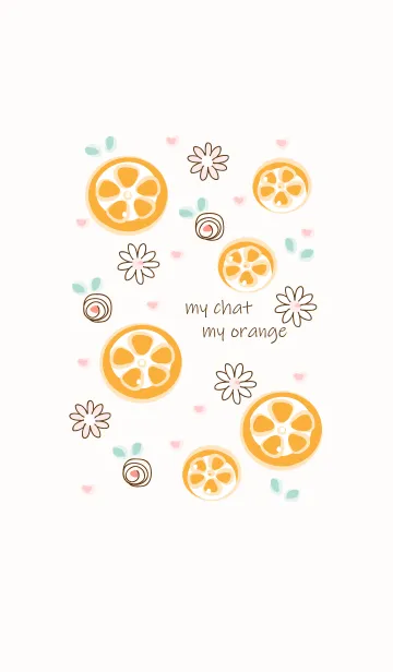 [LINE着せ替え] My chat my orange 24の画像1