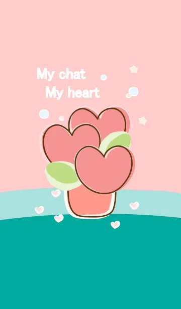 [LINE着せ替え] My chat my heart flower 33の画像1