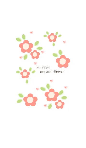 [LINE着せ替え] My chat my mini flower 33の画像1