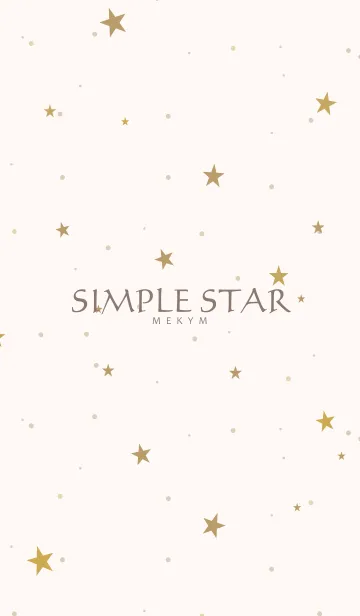 [LINE着せ替え] SIMPLE STAR -NATURAL YELLOW- 25の画像1