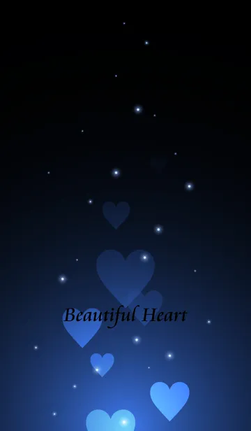 [LINE着せ替え] - Beautiful Jay Blue Heart -の画像1