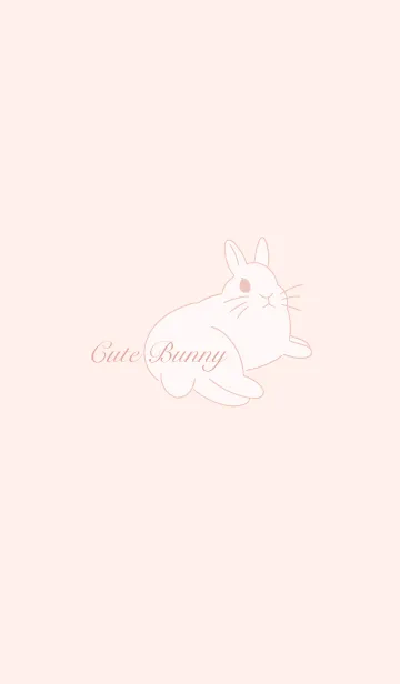 [LINE着せ替え] Cute Bunnyの画像1