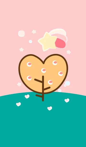 [LINE着せ替え] Lovely heart tree 101の画像1