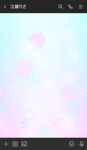 [LINE着せ替え] White Winter Days 03の画像3