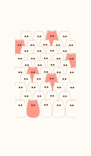 [LINE着せ替え] Group of cute meow meow 95の画像1