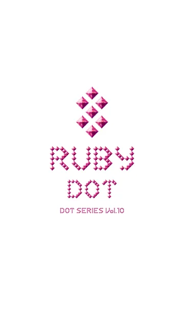 [LINE着せ替え] ルビードットの着せ替え（Vol.10）の画像1