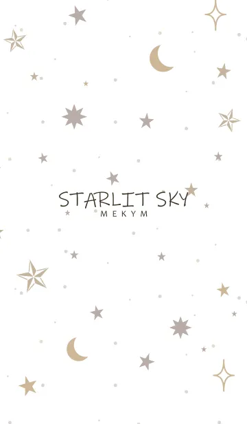[LINE着せ替え] SIMPLE STARLIT SKY - MEKYM - 13の画像1