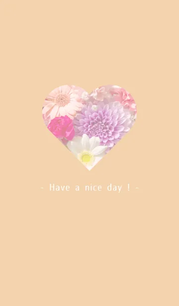 [LINE着せ替え] Flowers and hearts -Colorful- 22の画像1