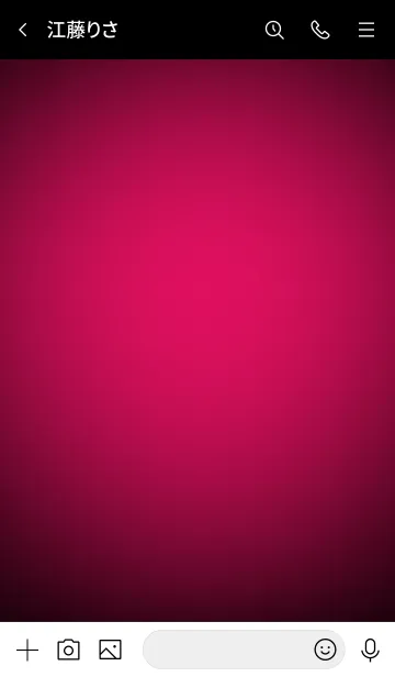 [LINE着せ替え] Ruby Pink Neon Theme Vr.5 (JP)の画像3