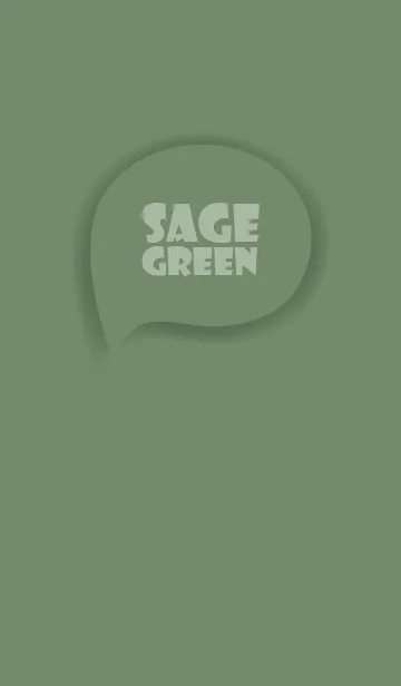 [LINE着せ替え] Love Sage Green Button Theme Vr.3 (JP)の画像1