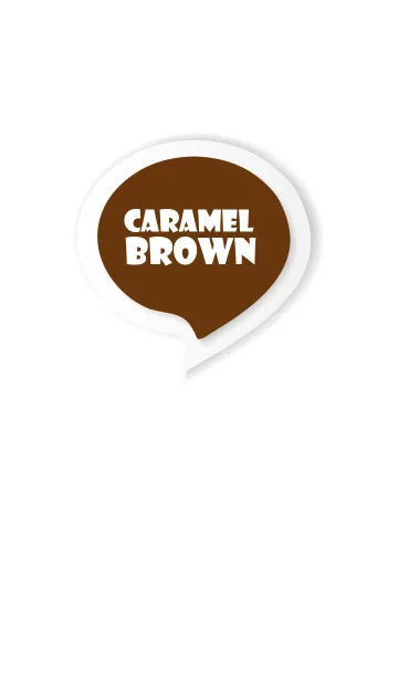 [LINE着せ替え] Caramel Brown Button In White V.3 (JP)の画像1