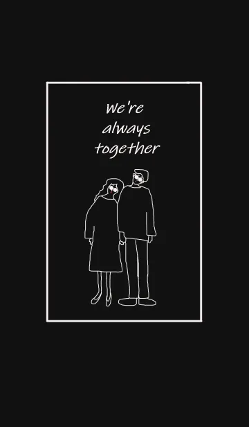 We're always together / blackの着せ替えメイン画像