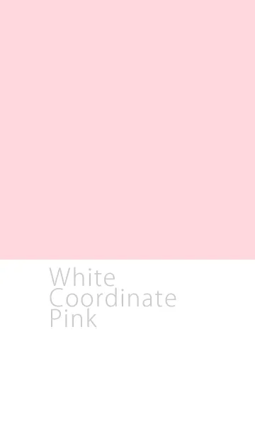[LINE着せ替え] ホワイトコーデ*ピンクの画像1