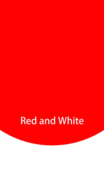 [LINE着せ替え] 赤と白の画像1