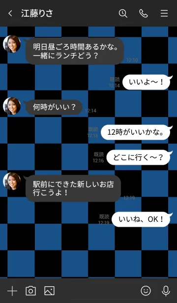 [LINE着せ替え] ザ カラー チェック 13の画像4