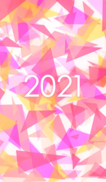 [LINE着せ替え] △△トライアングル 2021△△の画像1