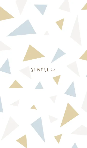 [LINE着せ替え] シンプル大人 三角8の画像1