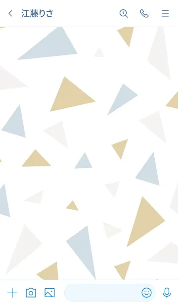 [LINE着せ替え] シンプル大人 三角8の画像3