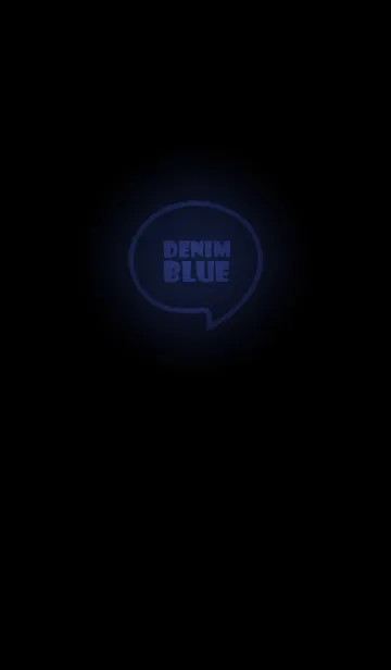 [LINE着せ替え] Denim Blue Neon Theme Vr.6 (JP)の画像1