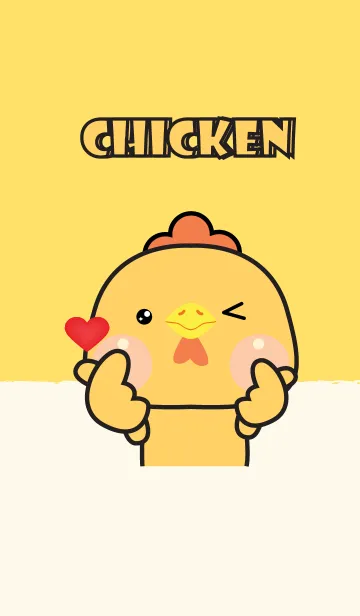 [LINE着せ替え] Chicken cutie Theme (JP)の画像1