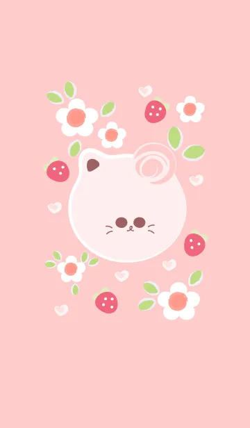 [LINE着せ替え] Cute cat theme 84 :)の画像1