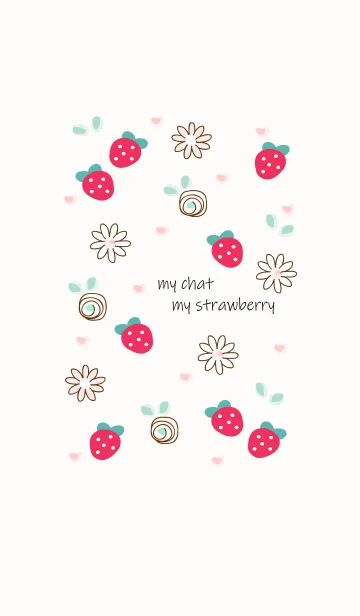 [LINE着せ替え] My chat my strawberry 34の画像1